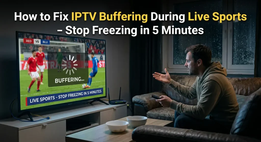 How to Fix IPTV Buffering During Live Sports