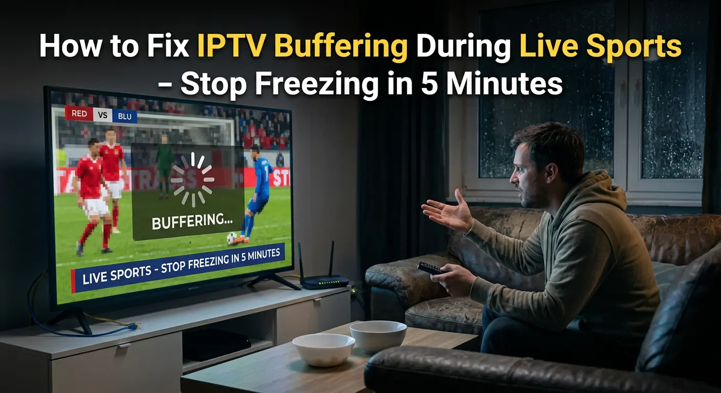 How to Fix IPTV Buffering During Live Sports