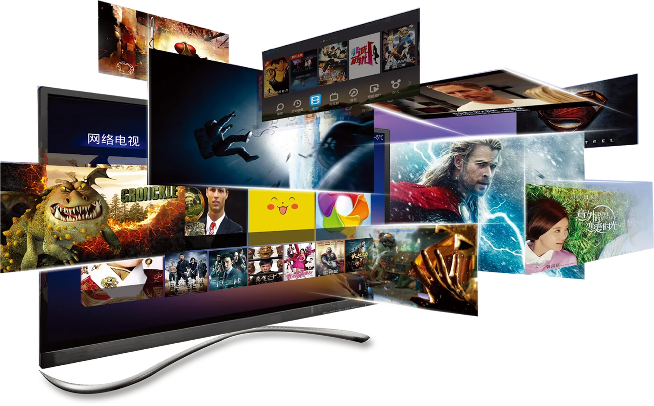 IPTV  streaming ob 4K TV